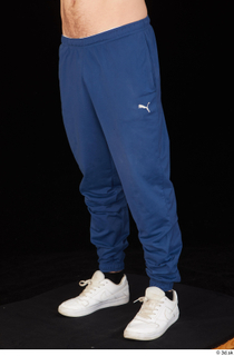 Hamza blue jogging pants leg lower body white sneakers 0002.jpg